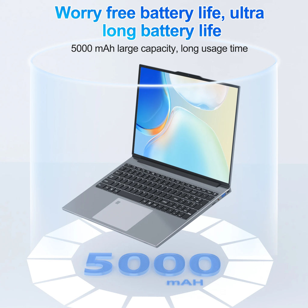 Portable Windows 11 i7 Gaming Laptop 15.6" Computer PC Gamer Fingerprint Unlock Notebook Intel Core i7 6500U Laptops Backlight