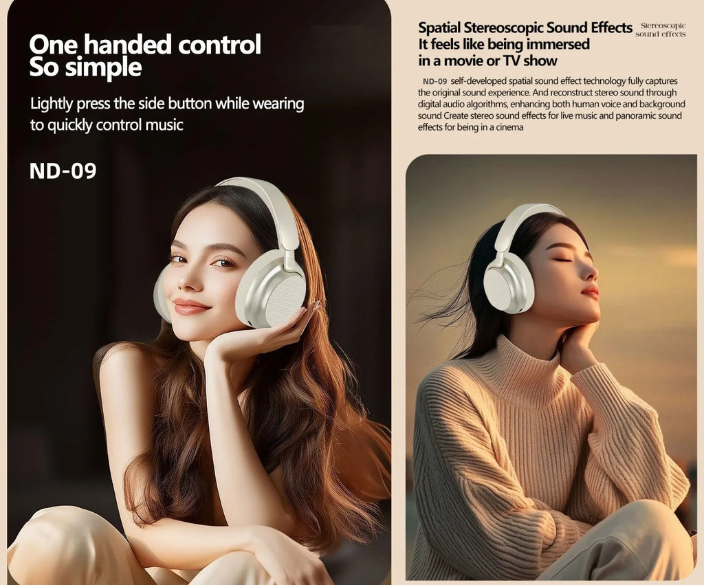 Bluetooth Over Ear Headphones by TEISCHE with 40mm Drivers, 40H Playtime, Noise Isolation, and Bluetooth 5.3 - Perfect for Music and Gaming, Comfortable Fit, Wireless Connectivity, and Durable Design.