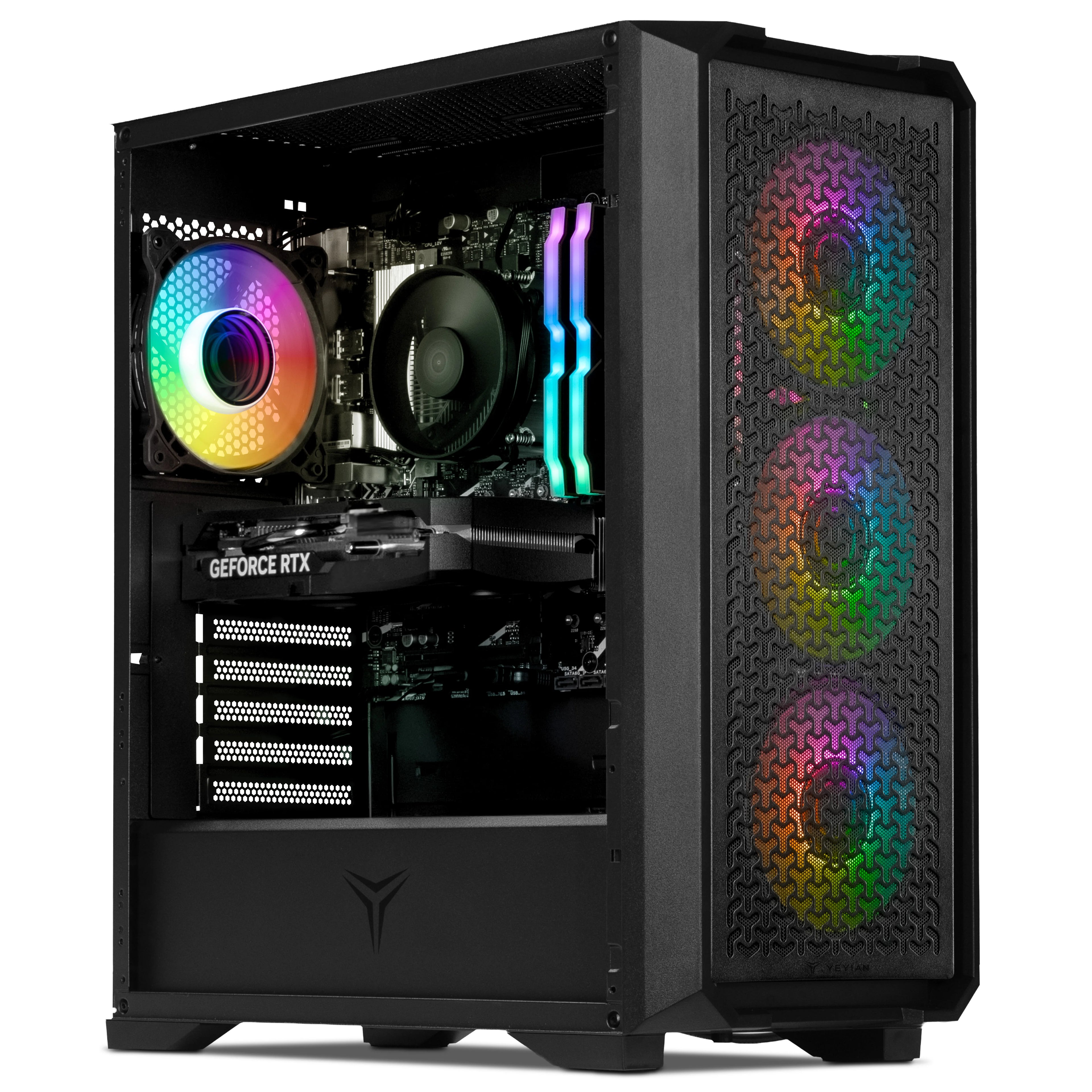 Yeyian pc gaming vault intel core i5-14400f/32gb/1tb ssd/rtx 5060 + windows 11 pro