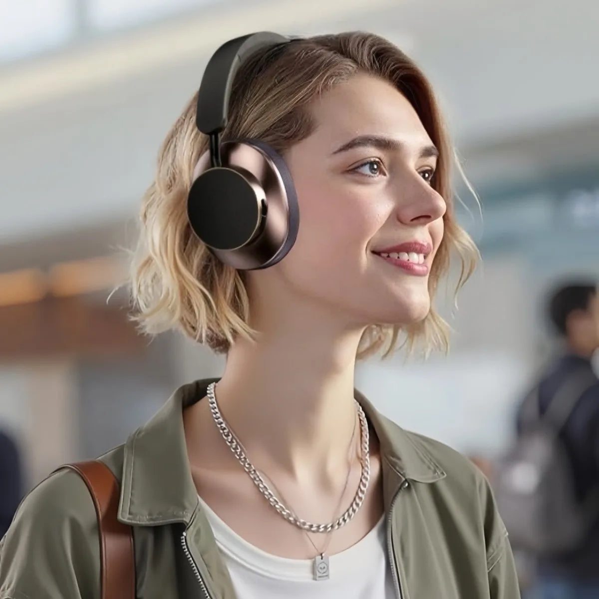 Bluetooth Wireless Headphones with Powerful Bass and Noise Isolation - TEISCHE ND-09, 40H Playtime, Bluetooth 5.3, Comfortable Design, Compatible with All Devices, Ideal for Music and Gaming.