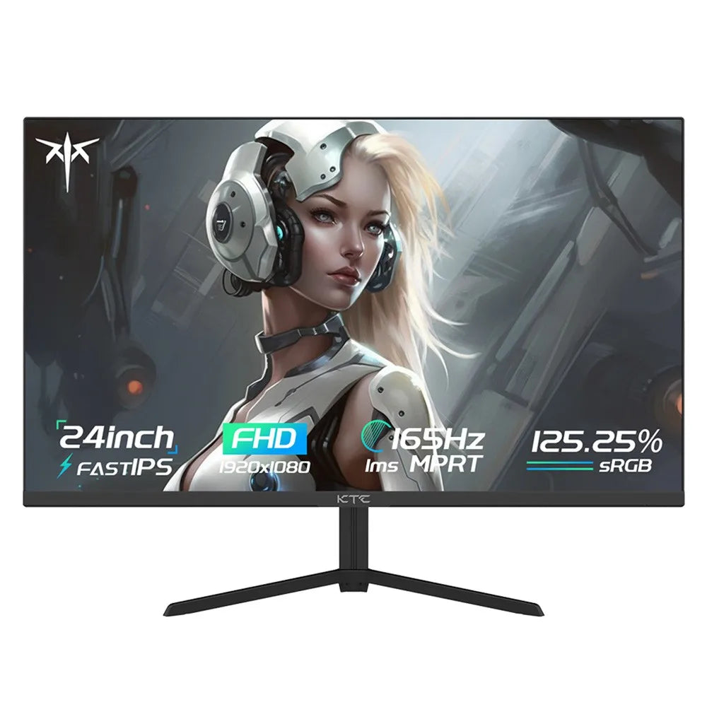 (2025 H24T09P Upgraded Version) KTC H24F8 FHD 23.8" 180Hz Gaming Monitor With Realistic Color Reproduction 1920*1080 Resolution