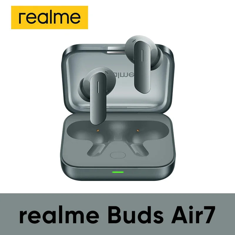 realme Buds Air 7 Bluetooth Earphones Wireless Headphones For Smartphone realme GT7 Pro realme 14 Pro Plus 52 Hours Battery Life