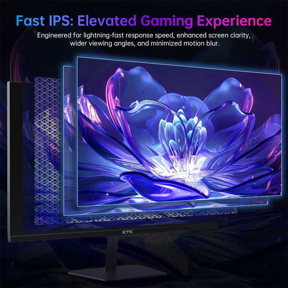 (2025 H24T09P Upgraded Version) KTC H24F8 FHD 23.8" 180Hz Gaming Monitor With Realistic Color Reproduction 1920*1080 Resolution