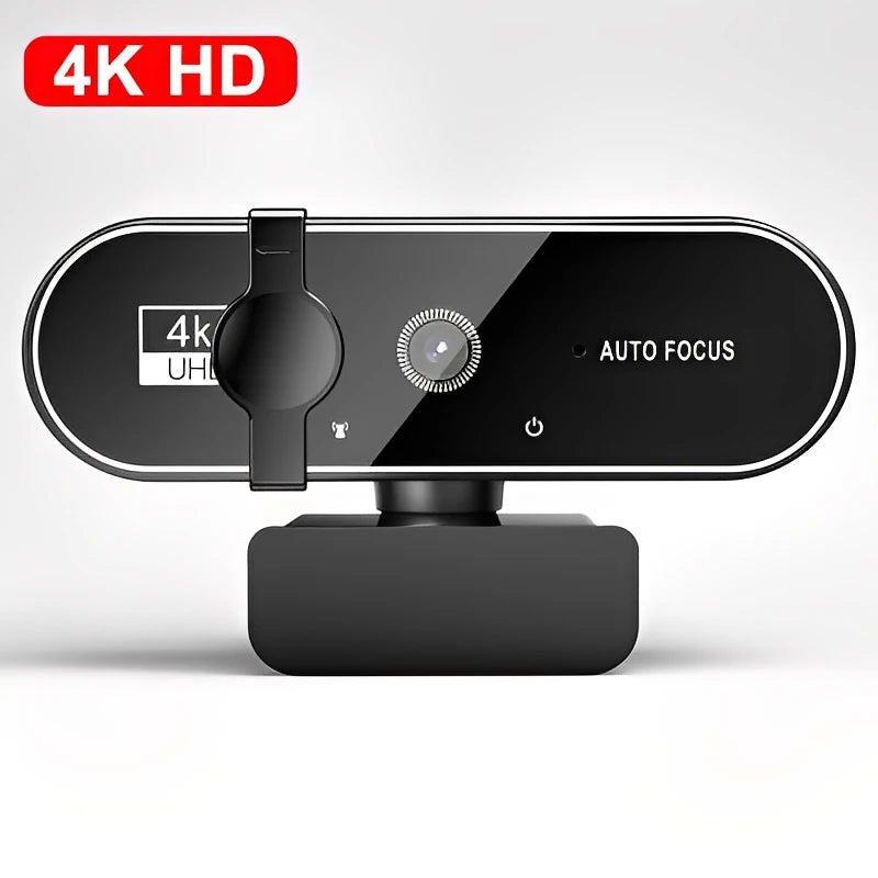 4K HD Mini Webcam With Microphone 2K Full HD Webcam 30fps Autofocus USB Web Cam For Auto Focus PC Laptop Video Shooting Camera