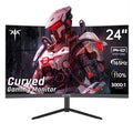 KTC 24 inch 1500R Curved Gaming Monitor 165Hz 1ms FHD 1080p VA Tilt Adaptive Sync HDR 110% sRGB DP/HDMI,VESA for Gaming Home Off