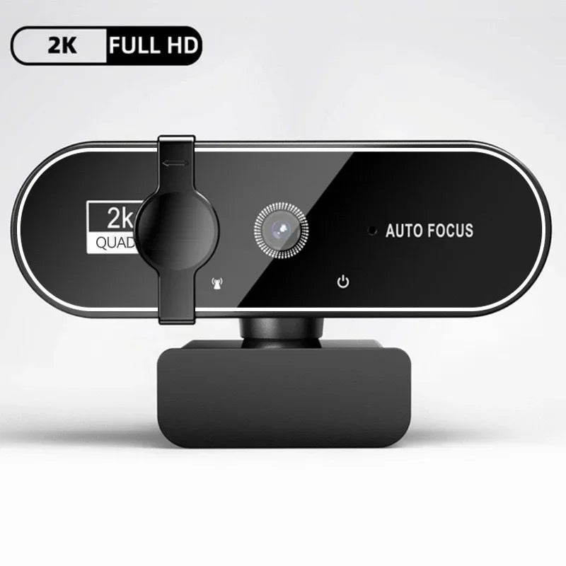 Lenovo 4K HD Mini Webcam Microphone 2K Full HD Webcam  Autofocus USB Web Cam For Auto Focus PC Laptop Video Shooting Camera
